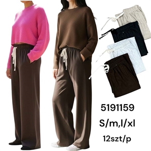 Spodnie damskie szerokie nogawki (S-XL)