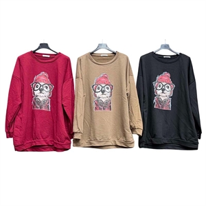 Cienka bluza damska - Produkt Włoski