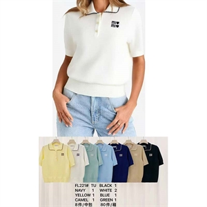 Sweter damski z krótkim rękawem