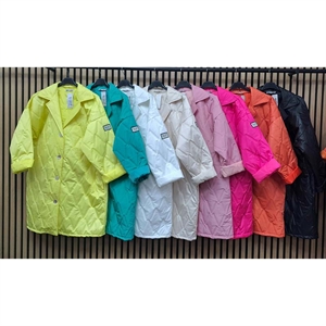 Długa kurtka damska - Produkt Włoski