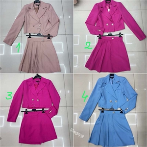 Komplet Marynarka + Szorty imitujące spódnicę produkt Włoski  S-XL