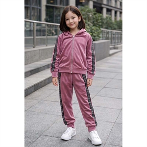 Komplet welurowy dziewczęcy (6-16)