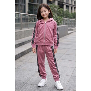 Komplet welurowy dziewczęcy (6-16)