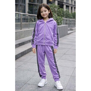 Komplet welurowy dziewczęcy (6-16)