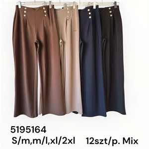 Spodnie damskie szerokie nogawki (S-2XL)