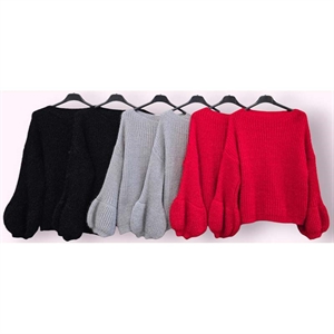 Sweter damski okrągły - Produkt Włoski