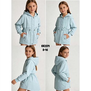 Płaszcz dziewczęcy (8-16)