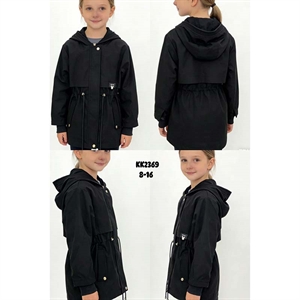 Płaszcz dziewczęcy (8-16)