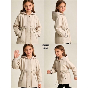Płaszcz dziewczęcy (8-16)