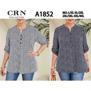 Bluzka damska z rękawem 3/4 (M/L-3XL/4XL)