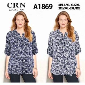 Bluzka damska z rękawem 3/4 (M/L-3XL/4XL)