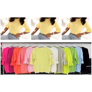 Sweter damski okrągły