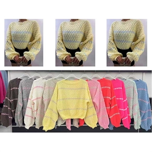 Sweter damski okrągły