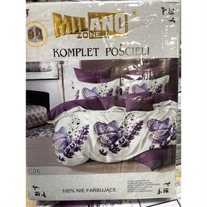 Komplet pościel 100% NIE FARBUJĄCE - 4cz - 200cm x 220cm