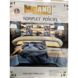 Komplet pościel 100% NIE FARBUJĄCE - 4cz - 200cm x 220cm
