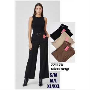 Spodnie szerokie nogawki damskie  S/M-XL/2XL