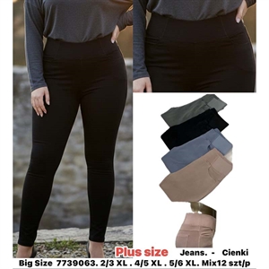 Legginsy długie damskie Big Size  2/3XL-5/6XL