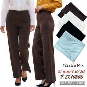 Spodnie szerokie nogawki damskie  S/M-XL/2XL