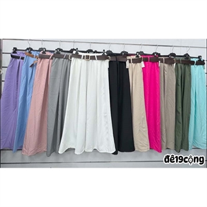 Spodnie szerokie nogawki damskie produkt Włoski