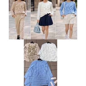 Bluzka dziewczęca prążek  4-14 lat