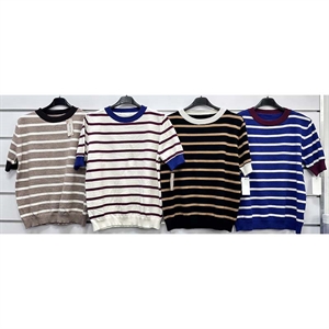 Sweter damski z krótkim rękawem