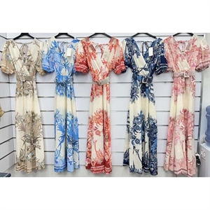 Sukienka damska z paskiem produkt Włoski