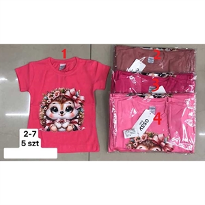 Koszulka dziewczęca 2-7 lat