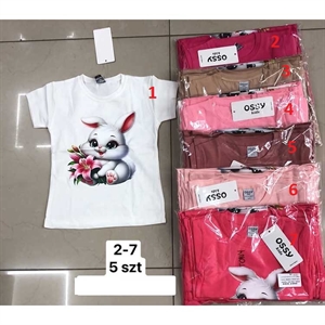 Koszulka dziewczęca 2-7 lat