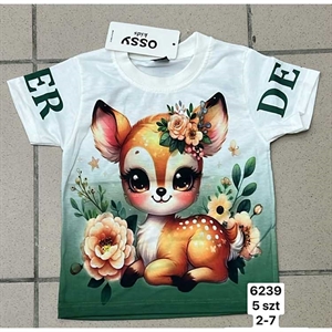 Koszulka dziewczęca 2-7 lat