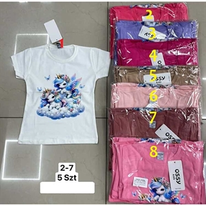 Koszulka dziewczęca 2-7 lat