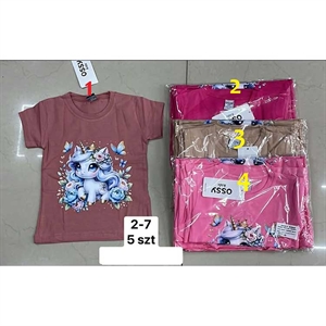 Koszulka dziewczęca 2-7 lat