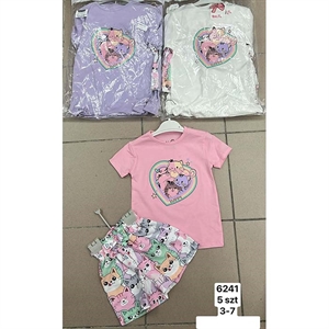 Komplet dziewczęcy 3-7 lat