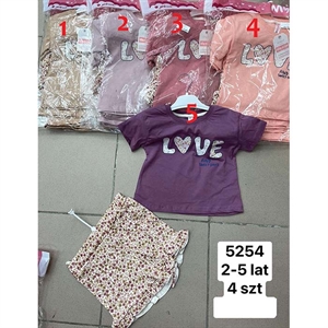 Komplet dziewczęcy 2-5 lat