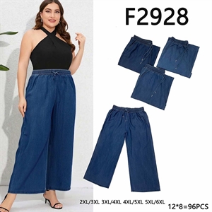 Spodnie szerokie nogawki damskie  2XL/3XL-5XL/6XL