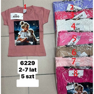 Koszulka dziewczęca 2-7 lat