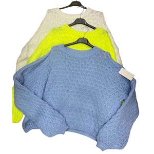 Sweter damski okrągły