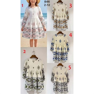 Sukienka dziewczęca (2-12)