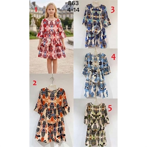 Sukienka dziewczęca (4-14)