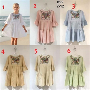 Sukienka dziewczęca (2-12)