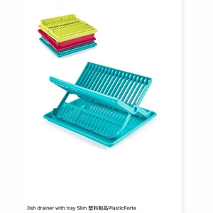 Suszarka do naczyń z tacką smukła