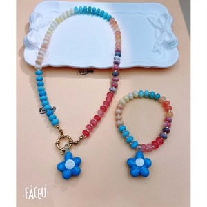 Komplet Naszyjnik + Bransoletka