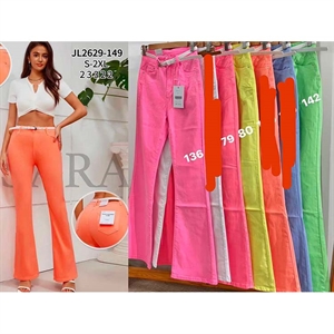Jeansy dzwony damskie  S-2XL