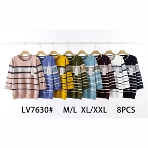 Sweter damski z krótkim rękawem M/L-L/XL