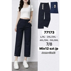 Spodnie damskie 7/8  L/XL-5XL/6XL