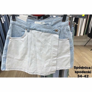 Szorty jeansowe imitujące spódnicę  34-42