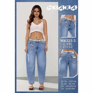 Jeansy damskie Msara  L-4XL