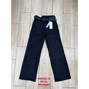 Jeansy szerokie nogawki  XS-XL