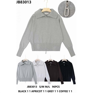 Sweter damski rozpinany na zamek  S/M-M/L