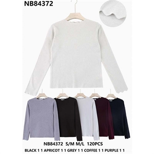 Sweter damski okrągły  S/M-M/L