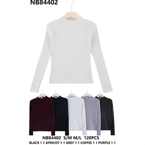 Sweter damski z półgolfem  S/M-M/L